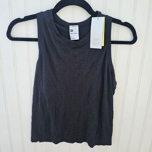 NEW All In Motion Black Sleeveless Tank Top Flowy Light Weight Womens XS